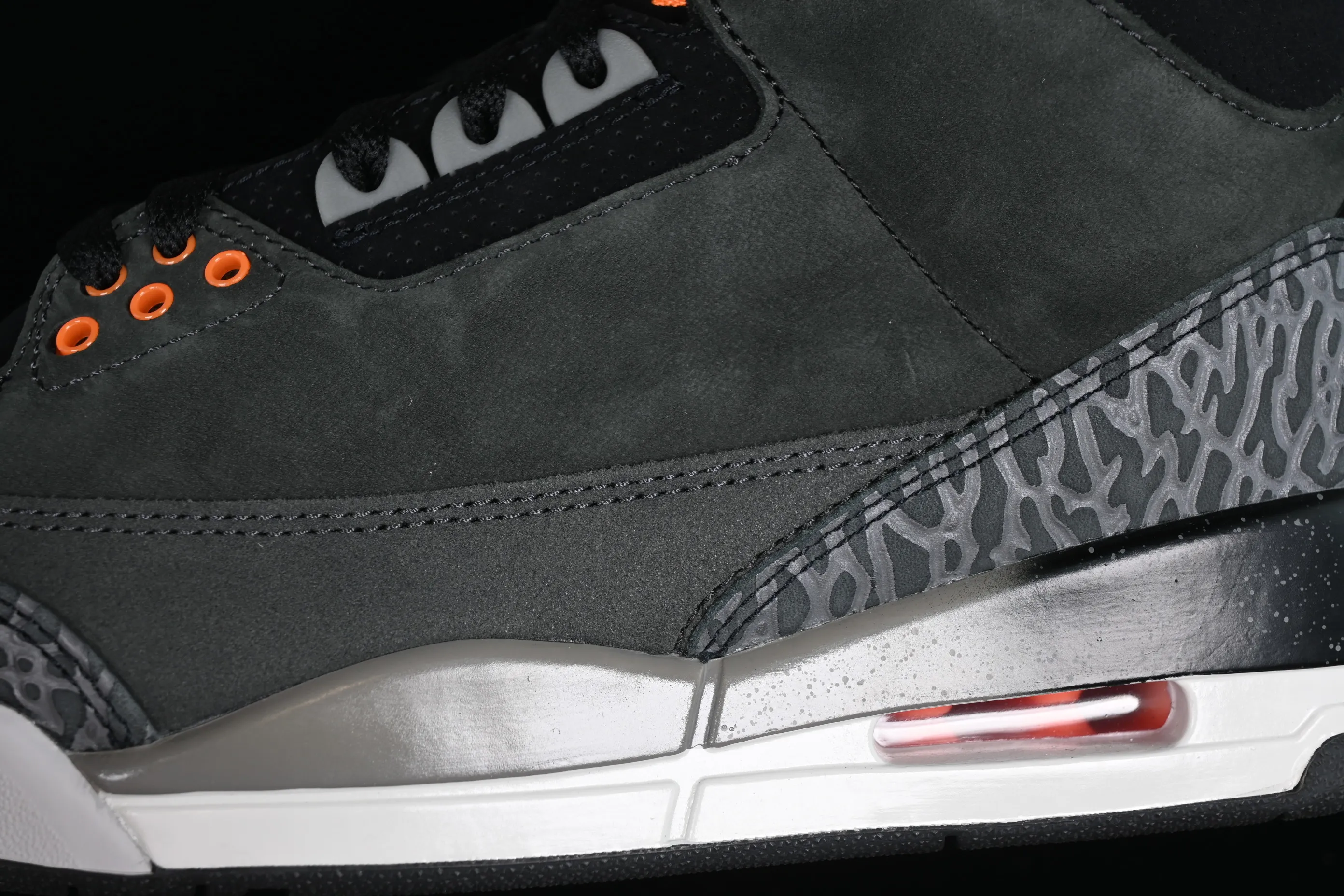 All categories Air Jordan Jordan series basketball shoes Air Jordan 3 foreign trade version Air Jordan 3 Retro "Fear" AJ3 Joe 3 fear dark gray CT8532-080